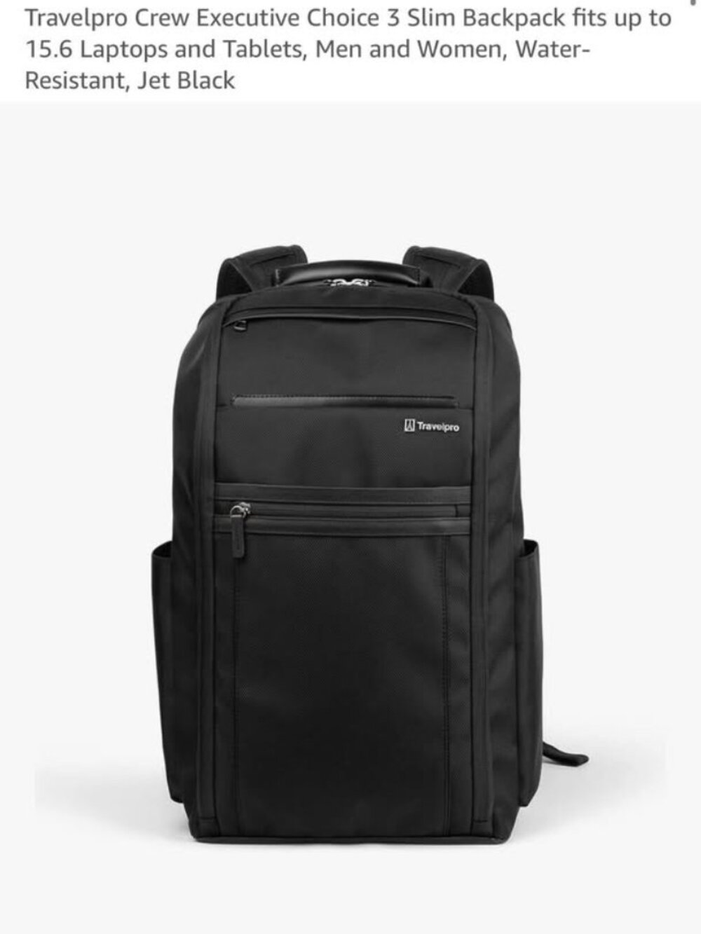 Travelpro Crew Executive Choice 3 Slim Backpack